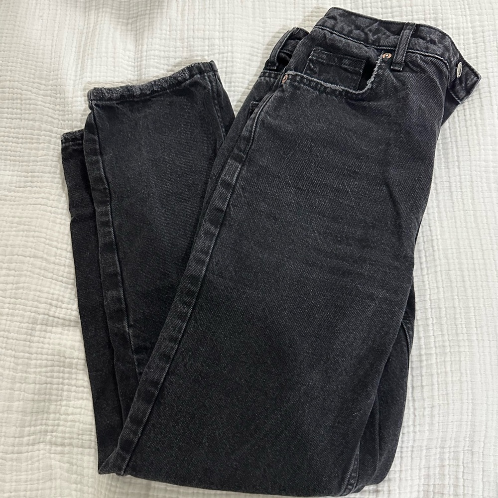 Free People Black Denim Jeans